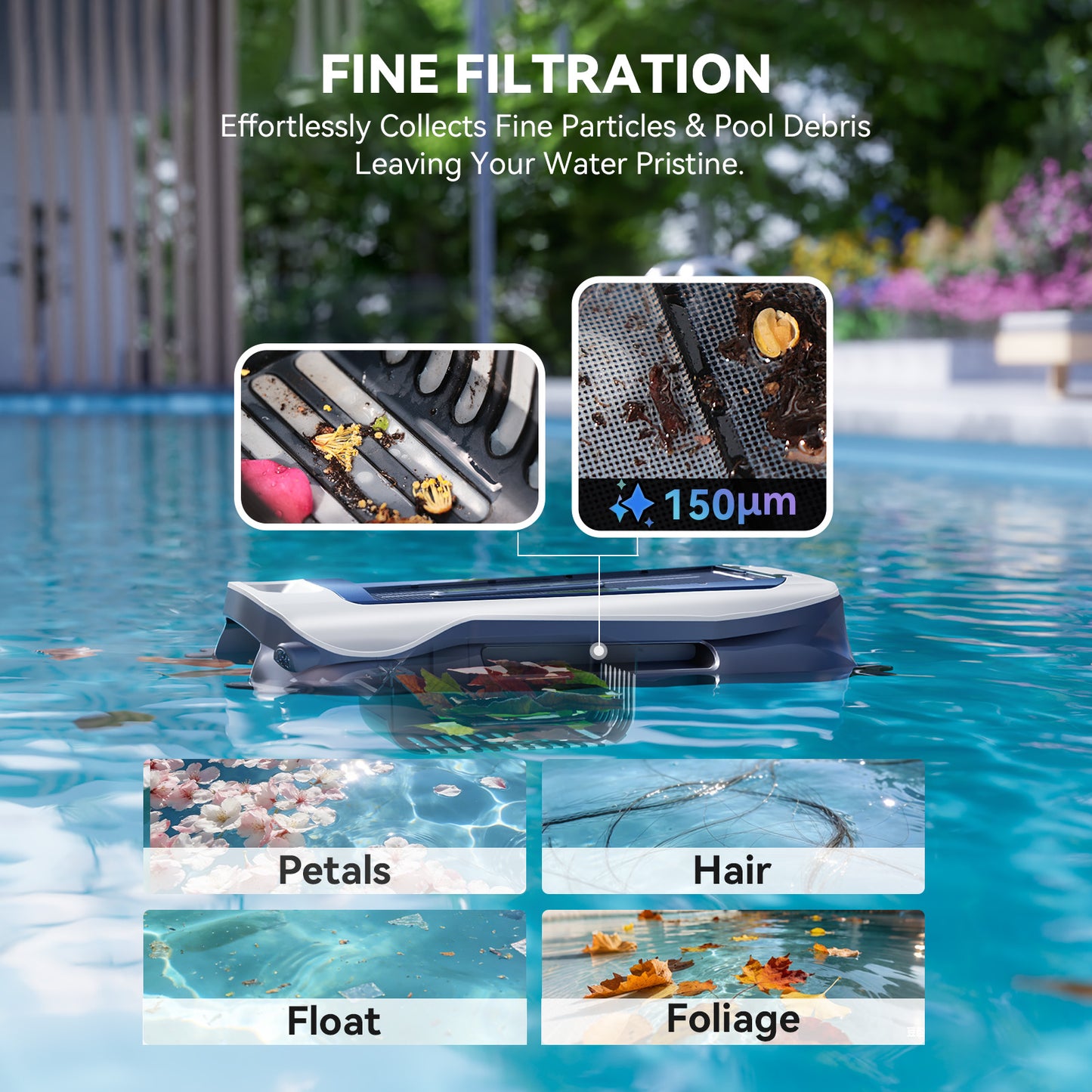 Supclean Pool Skimmer Robot (White)