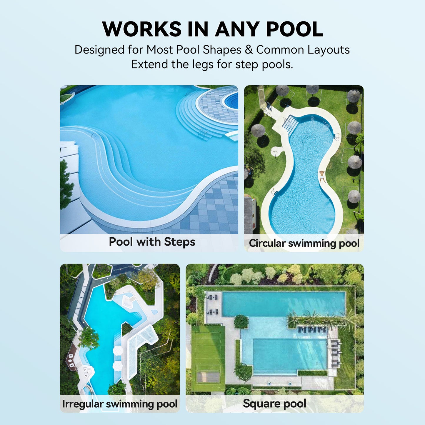 Supclean Pool Skimmer Robot (White)