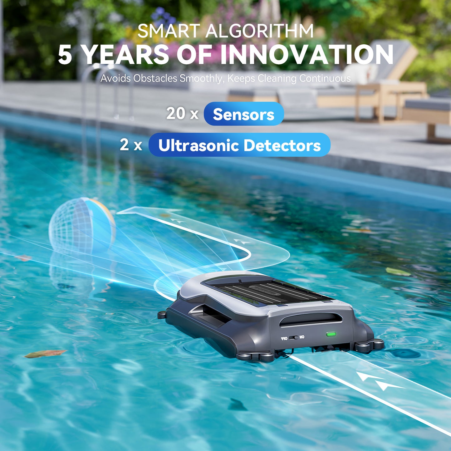 Supclean Pool Skimmer Robot (White)